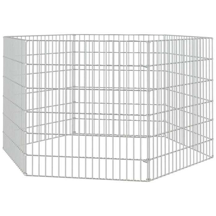Adăpost pentru animale cu 6 panouri, 54x60 cm, fier galvanizat WALTI