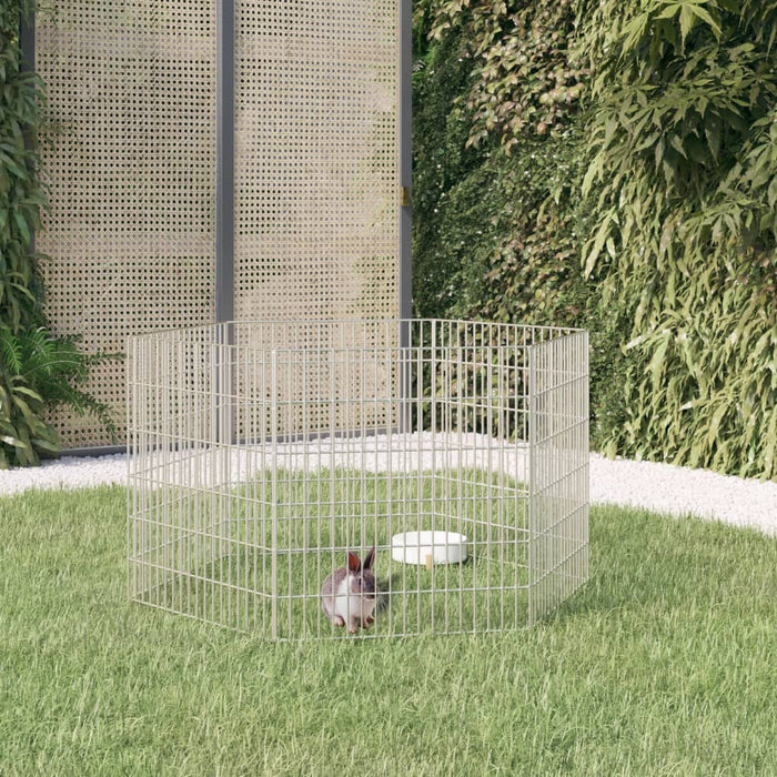 Adăpost pentru animale cu 6 panouri, 54x60 cm, fier galvanizat WALTI
