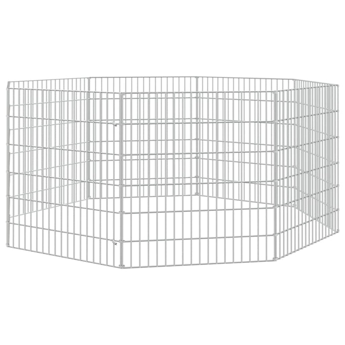 Adăpost pentru animale cu 8 panouri, 54x60 cm, fier galvanizat WALTI