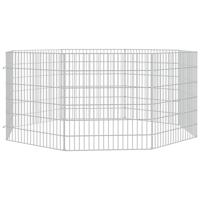 Adăpost pentru animale cu 8 panouri, 54x60 cm, fier galvanizat WALTI