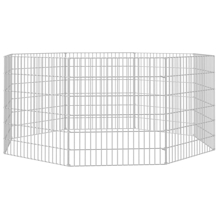 Adăpost pentru animale cu 8 panouri, 54x60 cm, fier galvanizat WALTI