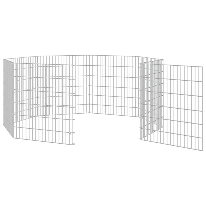 Adăpost pentru animale cu 8 panouri, 54x60 cm, fier galvanizat WALTI