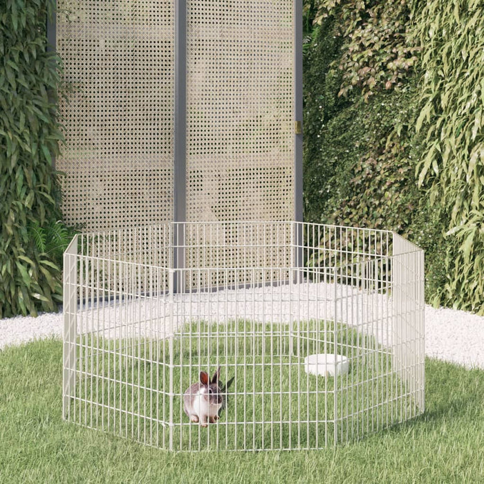 Adăpost pentru animale cu 8 panouri, 54x60 cm, fier galvanizat WALTI