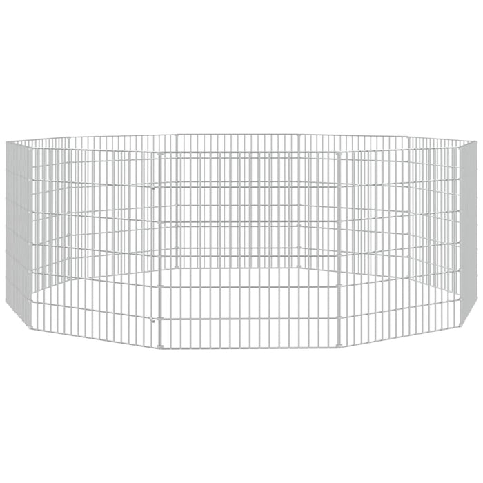 Adăpost pentru animale cu 10 panouri, 54x60 cm, fier galvanizat WALTI