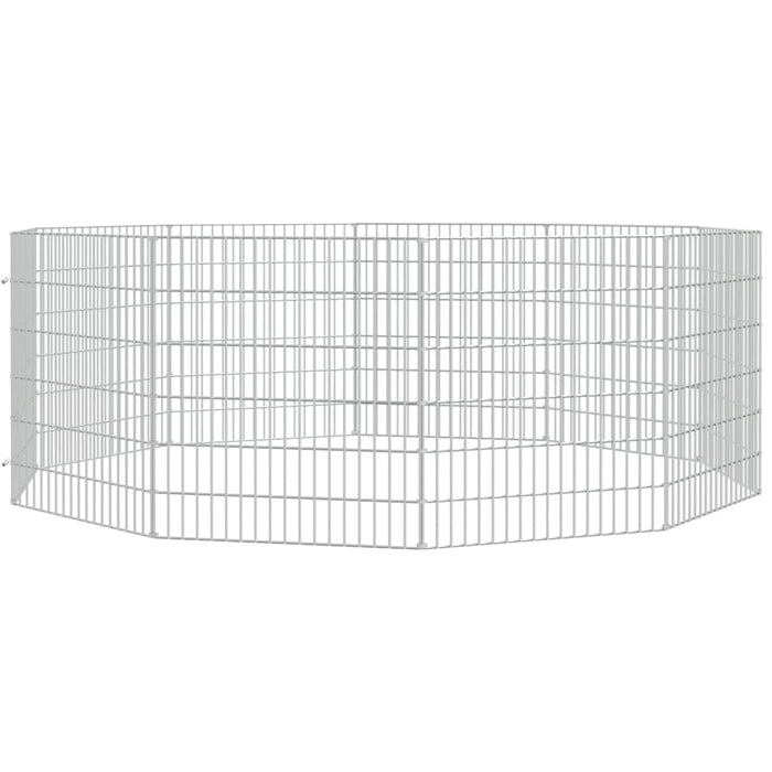 Adăpost pentru animale cu 10 panouri, 54x60 cm, fier galvanizat WALTI