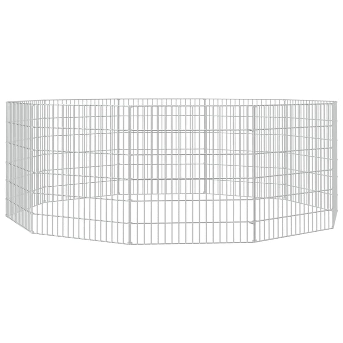 Adăpost pentru animale cu 10 panouri, 54x60 cm, fier galvanizat WALTI