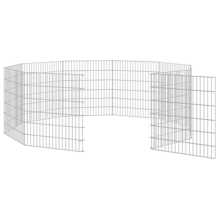 Adăpost pentru animale cu 10 panouri, 54x60 cm, fier galvanizat WALTI