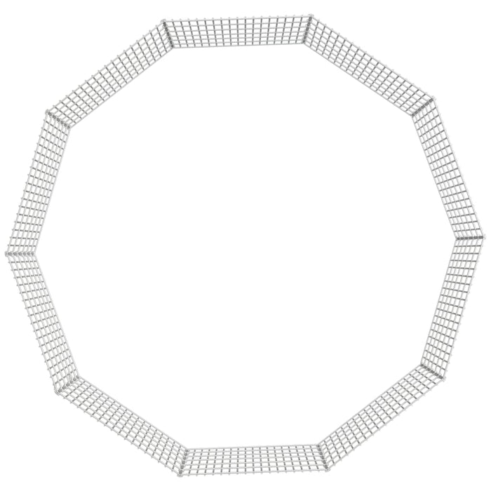 Adăpost pentru animale cu 10 panouri, 54x60 cm, fier galvanizat WALTI