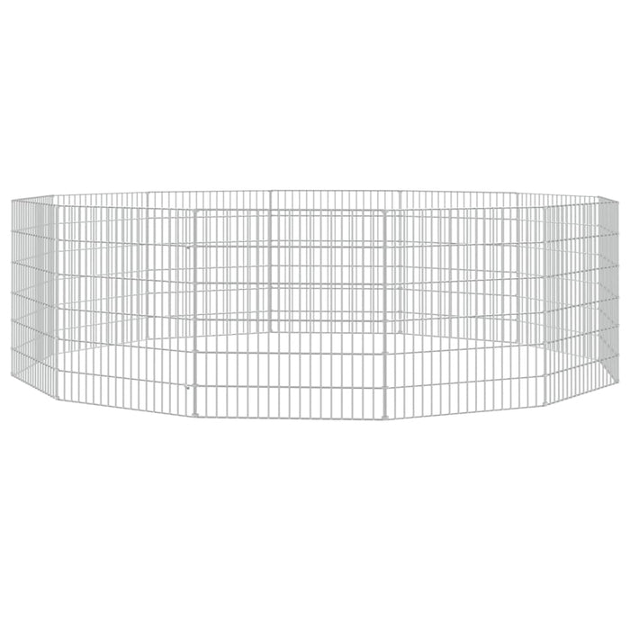 Adăpost pentru animale cu 12 panouri, 54x60 cm, fier galvanizat WALTI