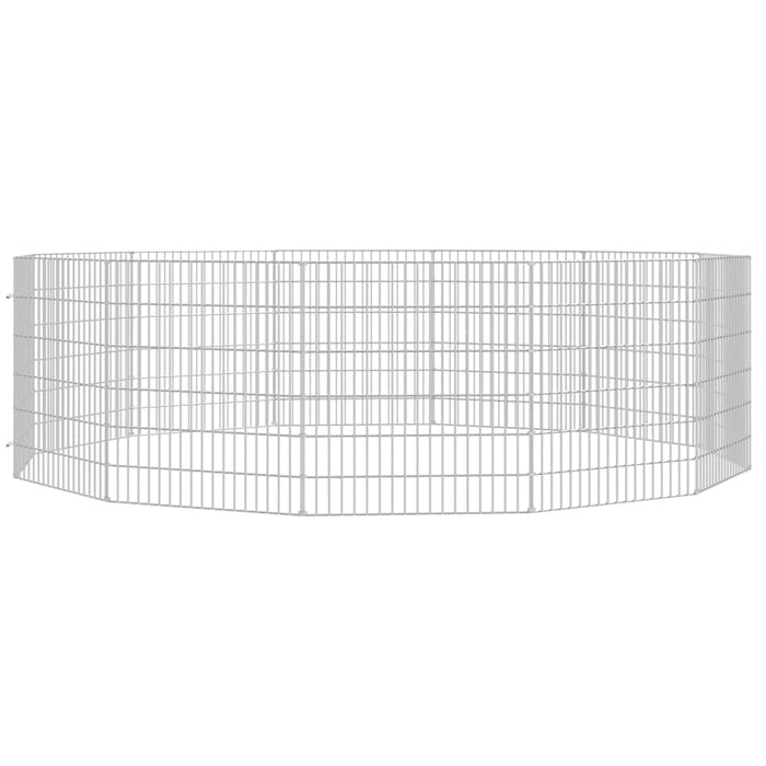 Adăpost pentru animale cu 12 panouri, 54x60 cm, fier galvanizat WALTI