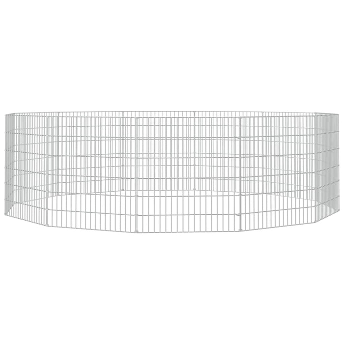 Adăpost pentru animale cu 12 panouri, 54x60 cm, fier galvanizat WALTI