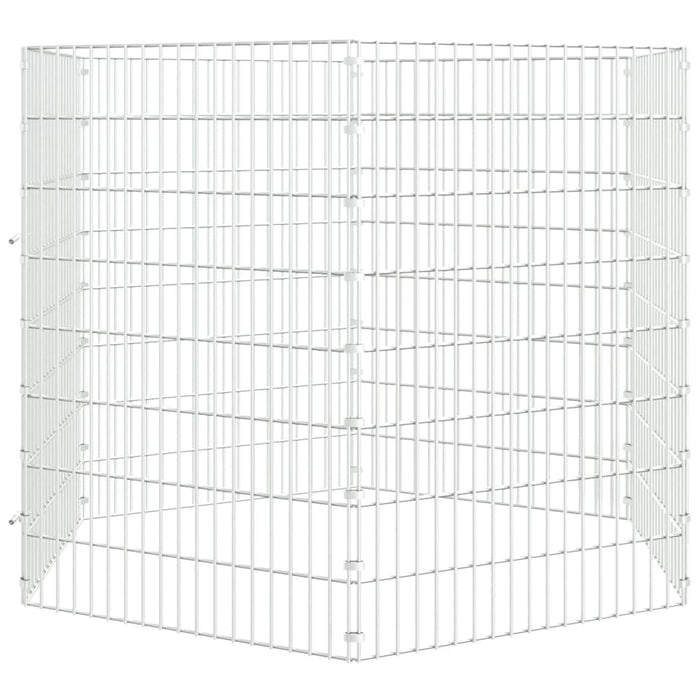 Adăpost pentru animale cu 6 panouri, 54x80 cm, fier galvanizat WALTI