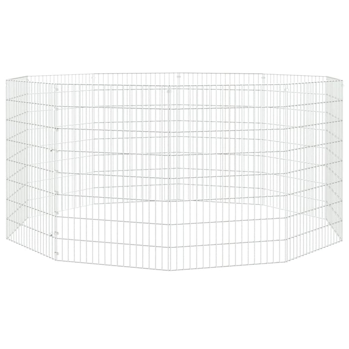 Adăpost pentru animale cu 10 panouri, 54x80 cm, fier galvanizat WALTI