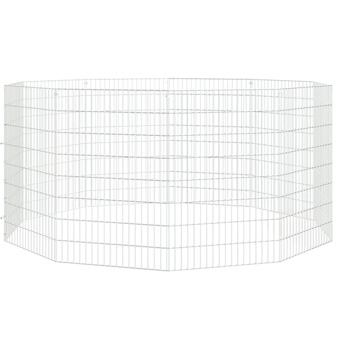 Adăpost pentru animale cu 10 panouri, 54x80 cm, fier galvanizat WALTI