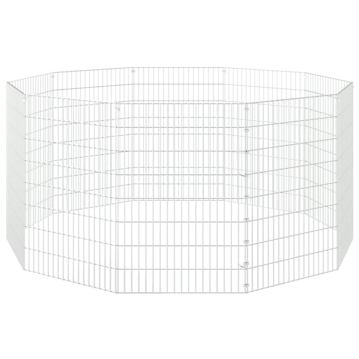Adăpost pentru animale cu 10 panouri, 54x80 cm, fier galvanizat WALTI