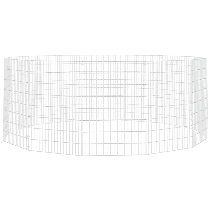 Adăpost pentru animale cu 12 panouri, 54x80 cm, fier galvanizat - WALTI WALTI