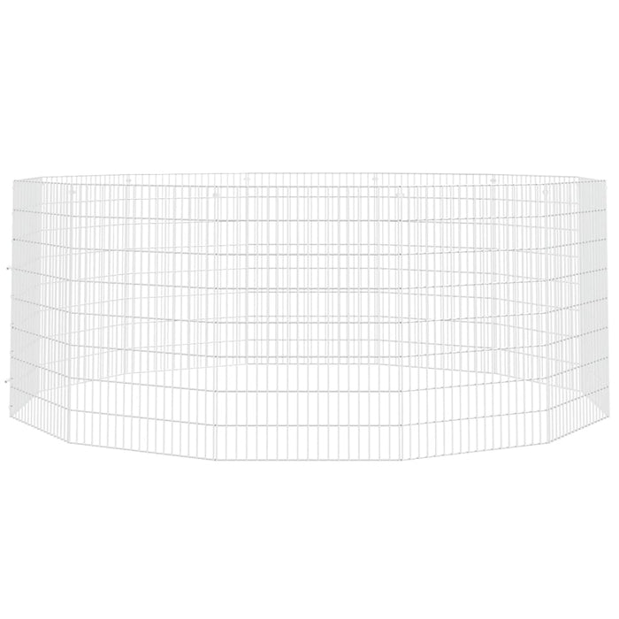 Adăpost pentru animale cu 12 panouri, 54x80 cm, fier galvanizat - WALTI WALTI