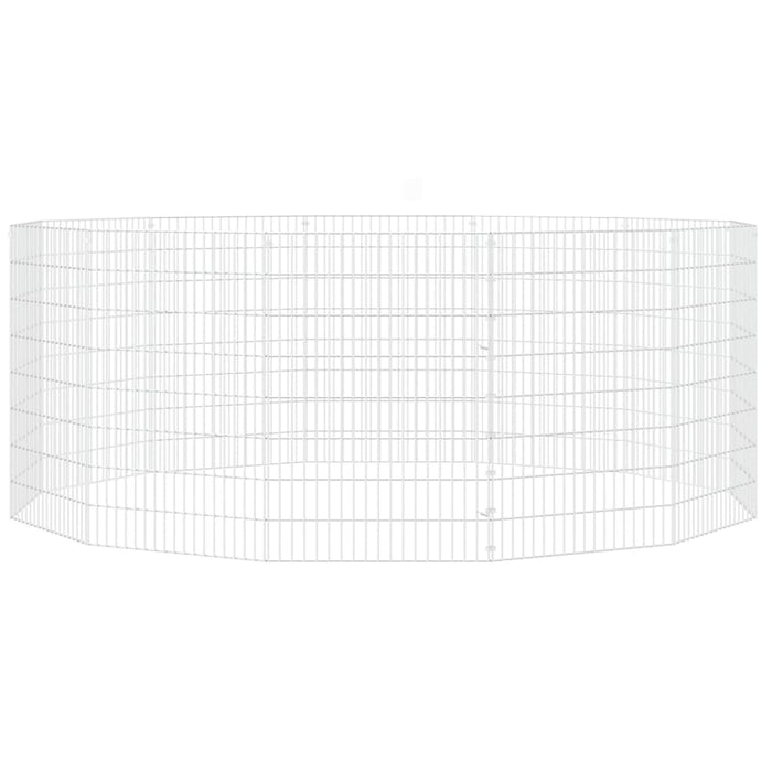 Adăpost pentru animale cu 12 panouri, 54x80 cm, fier galvanizat - WALTI WALTI