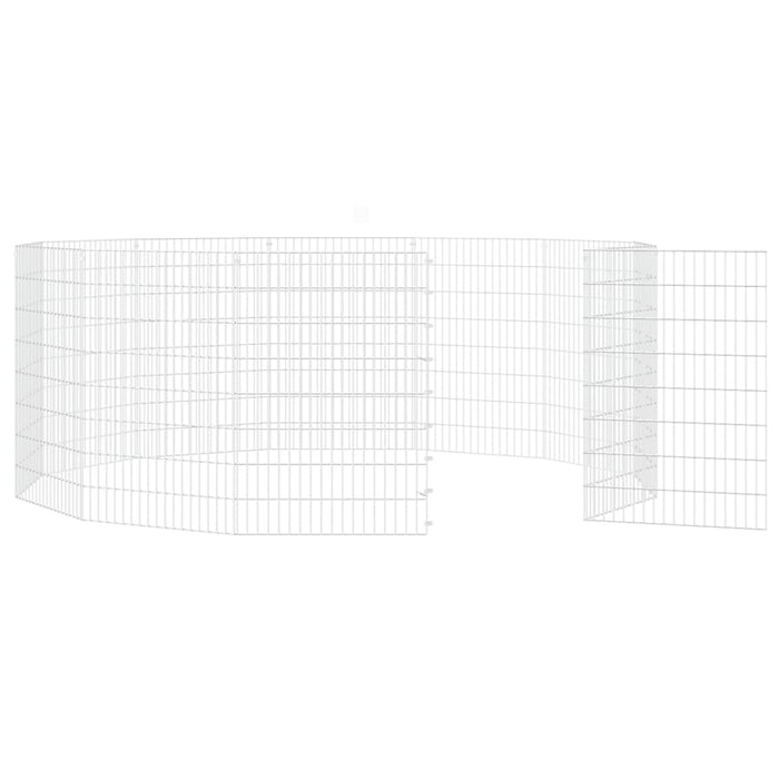 Adăpost pentru animale cu 12 panouri, 54x80 cm, fier galvanizat - WALTI WALTI
