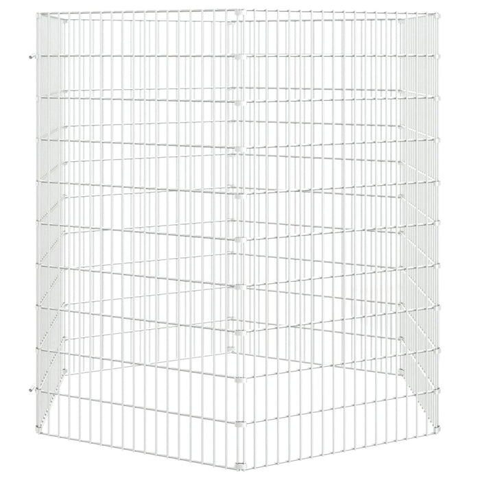 Adăpost pentru animale cu 6 panouri, 54x100 cm, fier galvanizat - WALTI WALTI