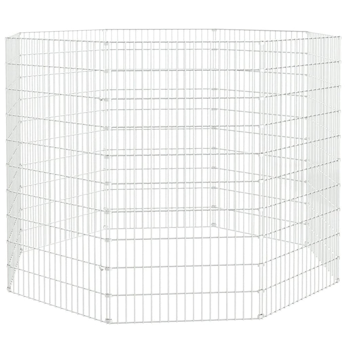 Țarc pentru animale crescute în libertate, cu 8 panouri, 54x100 cm, fier galvanizat WALTI
