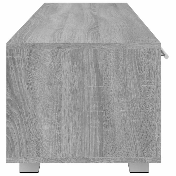 Comodă TV, gri sonoma, 110x40x35 cm, lemn prelucrat WALTI