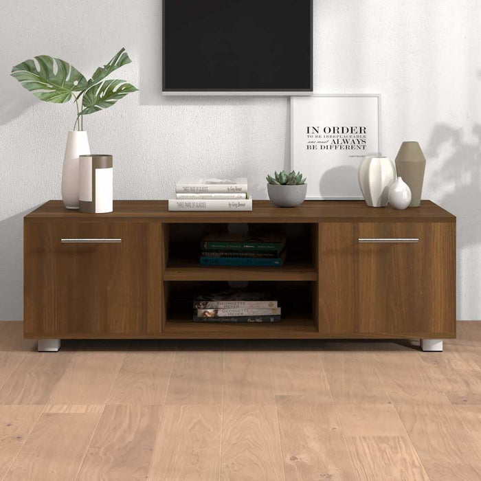 Comodă TV, stejar maro, 110x40x35 cm, lemn prelucrat WALTI