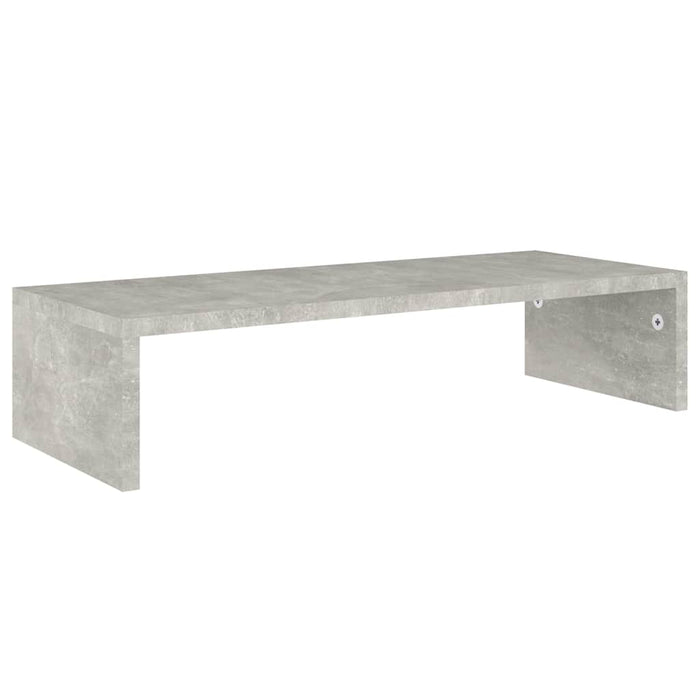 Suport pentru monitor gri beton 60x23,5x12 cm lemn prelucrat WALTI