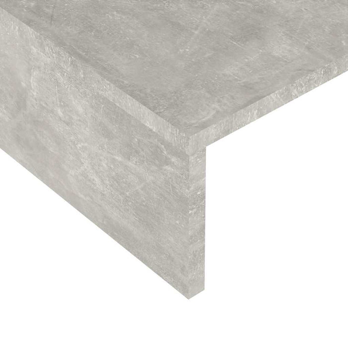 Suport pentru monitor gri beton 60x23,5x12 cm lemn prelucrat WALTI