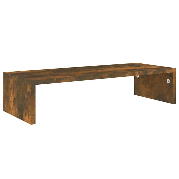 Suport de monitor stejar fumuriu, 60x23,5x12 cm, lemn prelucrat WALTI