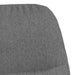 Scaun de relaxare cu taburet, gri deschis, material textil - WALTI WALTI