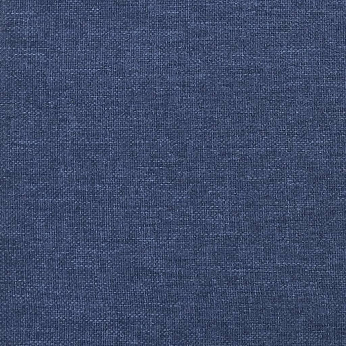 Scaun de relaxare cu taburet, albastru, textil - WALTI WALTI