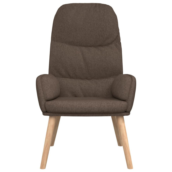 Scaun de relaxare cu taburet, gri taupe, textil - WALTI WALTI