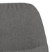 Scaun balansoar cu taburet, gri deschis, textil - WALTI WALTI
