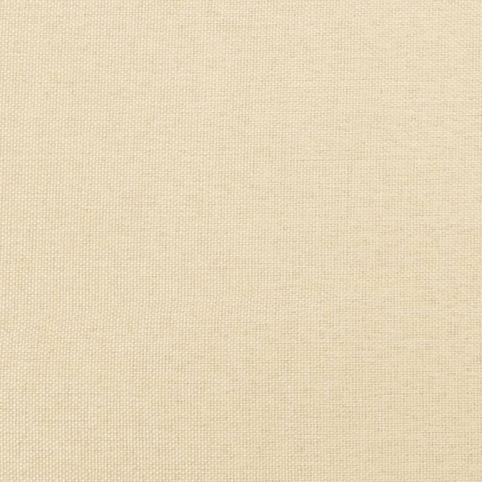 Scaun balansoar cu taburet, crem, textil WALTI