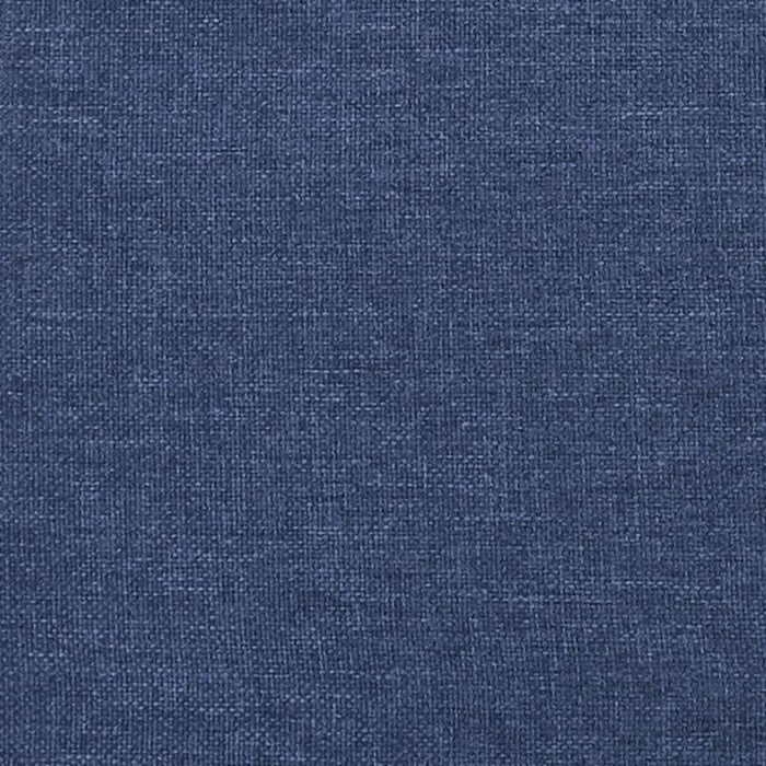 Scaun de relaxare cu taburet, albastru, textil - WALTI WALTI