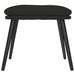 Scaun de relaxare cu taburet, negru, textil - WALTI WALTI