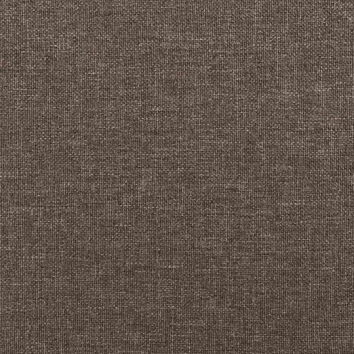 Scaun de relaxare cu taburet, gri taupe, textil WALTI
