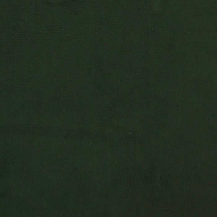 Scaun de relaxare cu taburet, verde închis, catifea WALTI