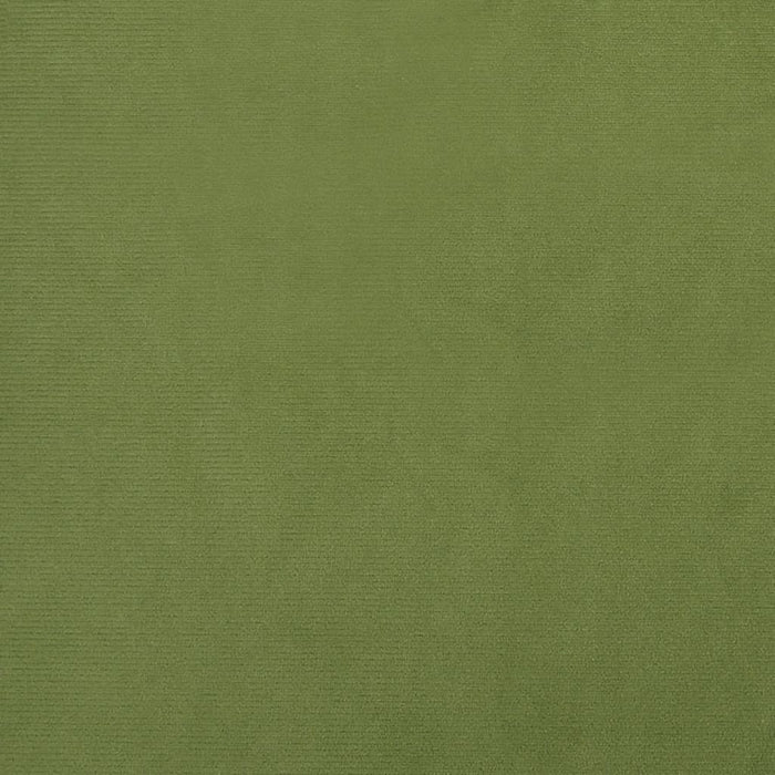 Scaun de relaxare cu taburet, verde deschis, catifea WALTI