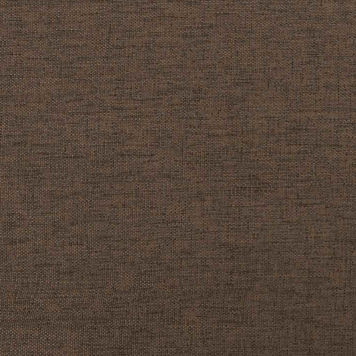 Scaun de relaxare cu taburet, maro, textil WALTI