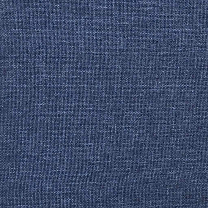 Scaun de relaxare cu taburet, albastru, textil WALTI