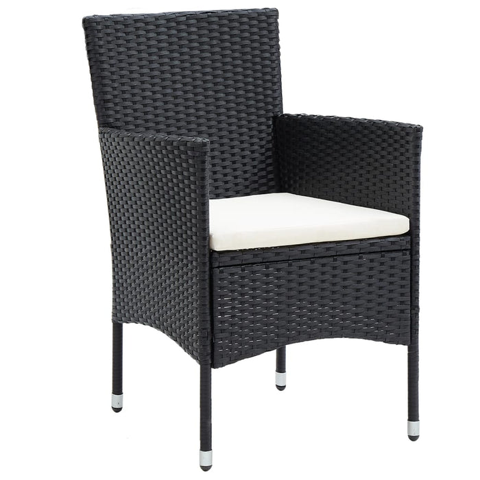 Set mobilier de grădină, 3 piese, poliratan WALTI