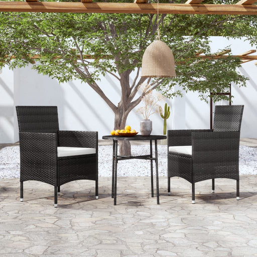 Set mobilier de grădină, 3 piese, poliratan - WALTI WALTI