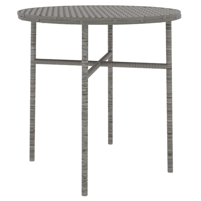 Set mobilier de grădină, 3 piese, gri, poliratan - WALTI WALTI