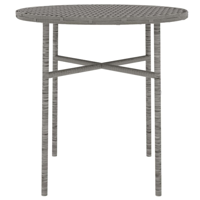 Set mobilier de grădină, 3 piese, gri, poliratan - WALTI WALTI