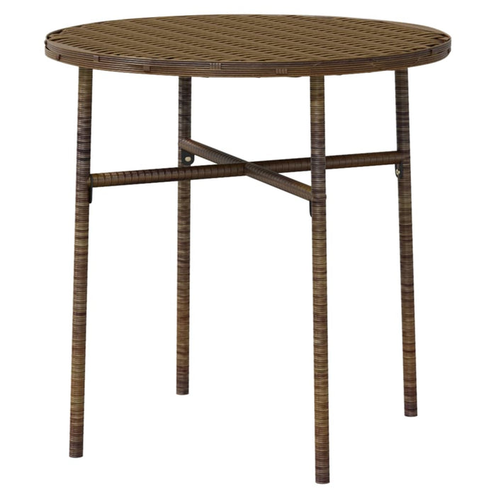 Set mobilier de grădină, 3 piese, maro, poliratan - WALTI WALTI