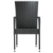 Set mobilier de grădină, 3 piese, negru, poliratan - WALTI WALTI