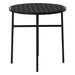 Set mobilier de grădină, 3 piese, negru, poliratan - WALTI WALTI