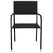 Set mobilier de grădină, 3 piese, negru, poliratan - WALTI WALTI